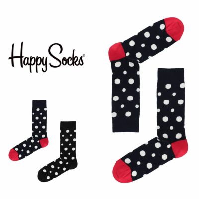 HappySocksハッピーソックスMIXEDDOT（ミックスドドット）クルー丈ソックス靴下ユニセックスメンズ＆レディスプレゼント無料ラッピングギフト10201905