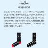HappySocksハッピーソックスMIXEDDOT（ミックスドドット）クルー丈ソックス靴下ユニセックスメンズ＆レディスプレゼント無料ラッピングギフト10201905