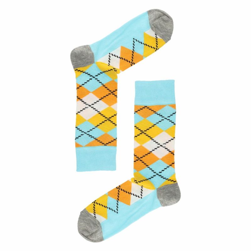 HappySocksハッピーソックスARGYLE（アーガイル）クルー丈ソックス靴下ユニセックスメンズ＆レディスプレゼント無料ラッピングギフト10221901