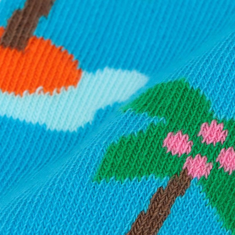 HappySocksハッピーソックスISLAND（アイランド）クルー丈ソックス靴下ユニセックスメンズ＆レディスプレゼント無料ラッピングギフト10221908