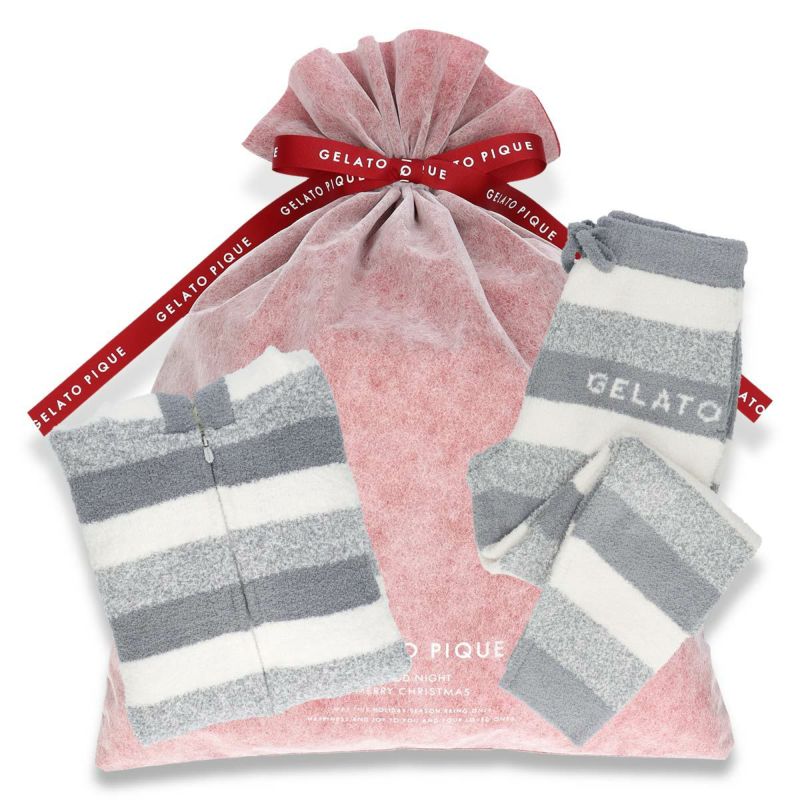 新品タグ付きプレゼントにも♢正規ジェラートピケセット もこもこ クリスマス gelato pique ジェラートピケ ジェラピケ ギフトキット