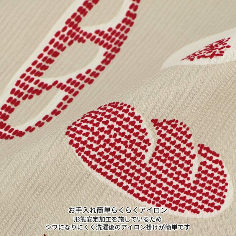 HOUSEWEARSTUDIOハウスウェアスタジオ形態安定加工綿100％薄手ヘリンボンブレッド柄後結びロングレディースエプロン70372190