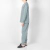 LANVINCOLLECTIONランバンコレクション【MLサイズ】先染め天竺ジャガードクルーネック長袖メンズパジャマ上下セット日本製ボタン男性紳士プレゼントギフト054420054公式ショップ正規ライセンス商品