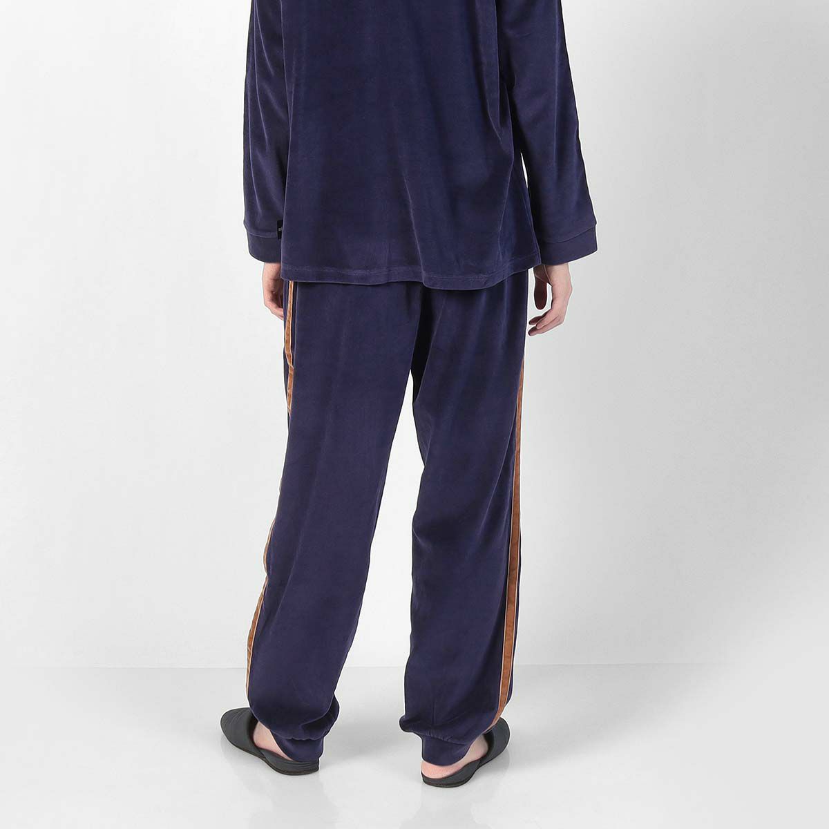 LANVINCOLLECTIONランバンコレクションベロア無地メンズロングパンツ長ズボン部屋着スウェット男性紳士プレゼントギフト054426046公式ショップ正規ライセンス商品