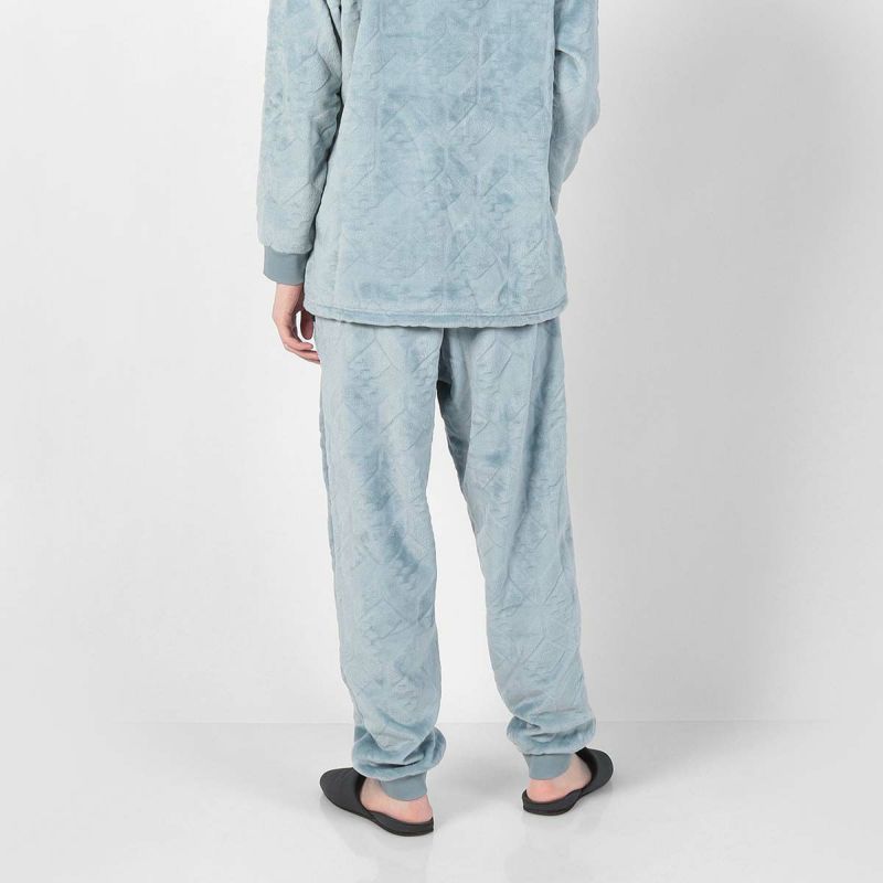 LANVINCOLLECTIONランバンコレクションシルキーマイヤー【M/Lサイズ】滑らかフリースロングパンツ長ズボン部屋着スウェット男性紳士プレゼントギフト54426061公式ショップ正規ライセンス商品