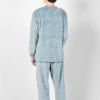 LANVINCOLLECTIONランバンコレクションシルキーマイヤー【LLサイズ】滑らかフリースクルーネック長袖ロングTシャツスウェット無地部屋着男性紳士プレゼントギフト54425061公式ショップ正規ライセンス商品
