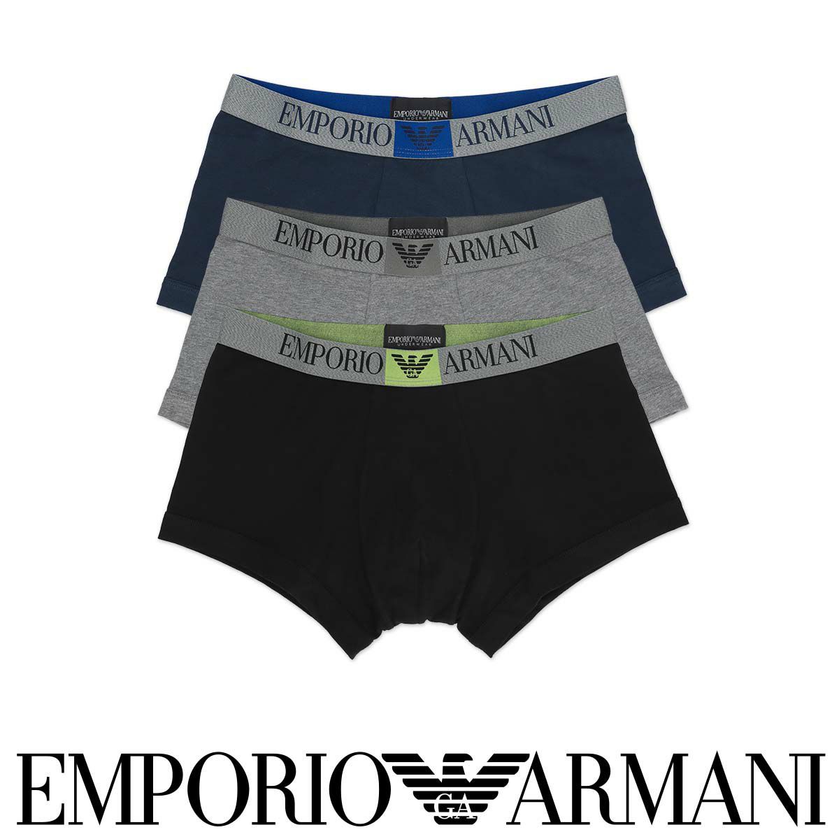 EMPORIOARMANIエンポリオアルマーニEAGLELABELイーグルラベルボクサーパンツハーフパンツブランドオーガニックコットン綿EUサイズ男性メンズプレゼント贈答ギフト54075179公式ショップ正規ライセンス商品