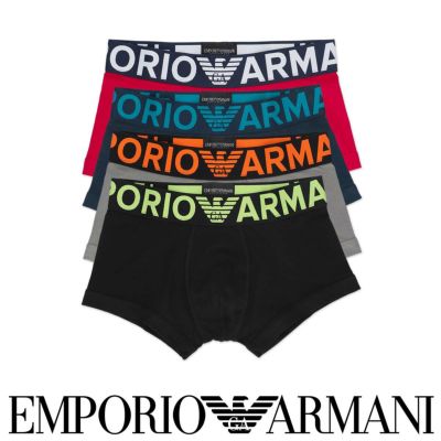 1枚】EMPORIO ARMANI エンポリオ アルマーニ MEGALOGO TRUNK ロゴ ...