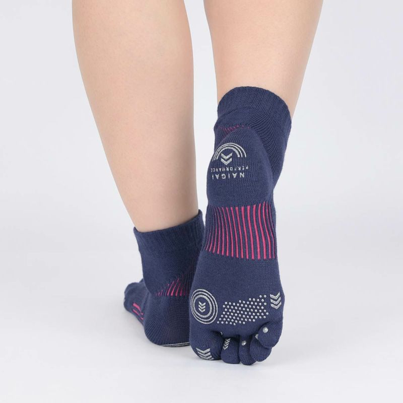 NAIGAIPERFORMANCEナイガイパフォーマンスランニング5本指消臭メッシュ編みショート丈ソックスレディースソックス婦人靴下女性旅行プレゼント無料ラッピング贈答ギフト03050107