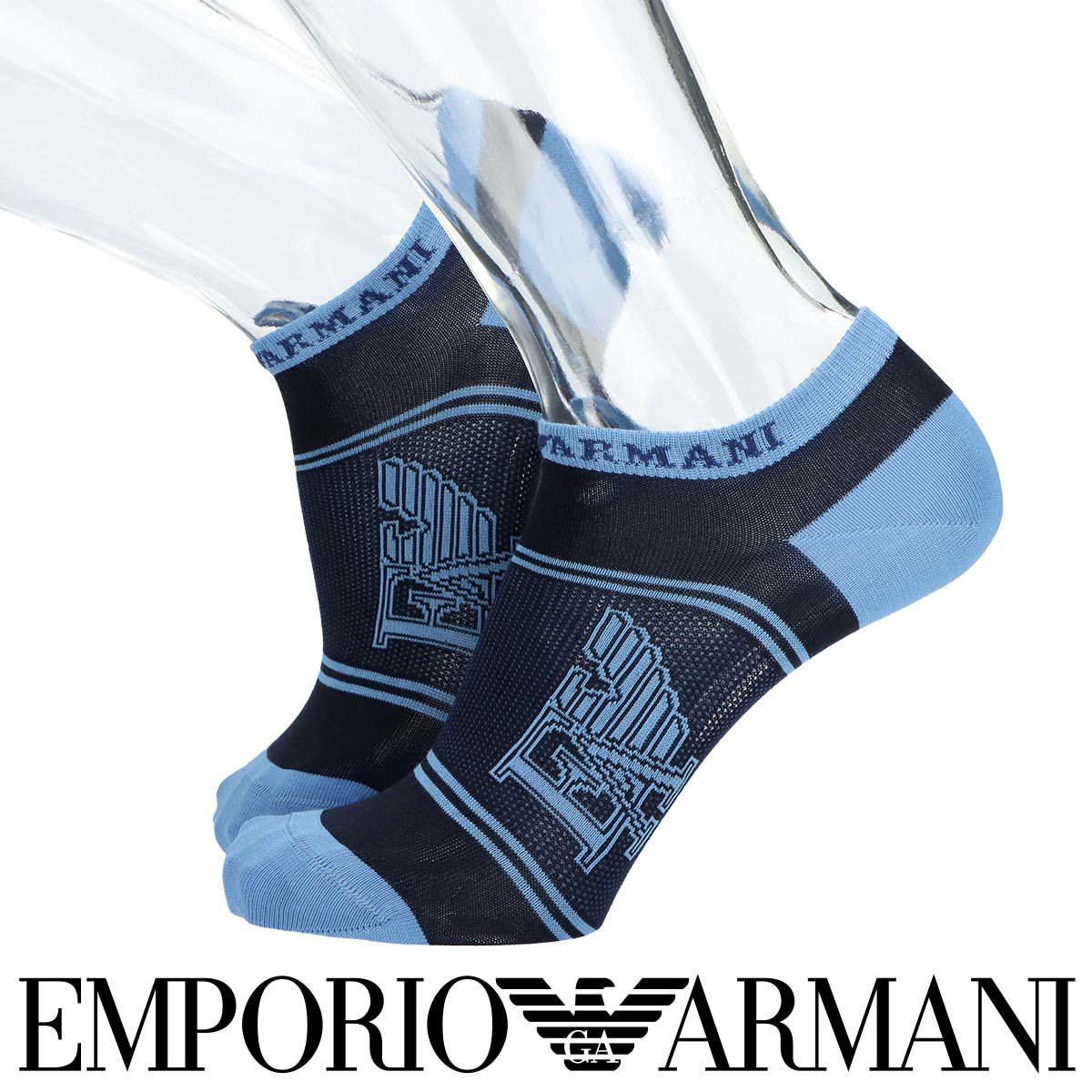 EMPORIO ARMANI エンポリオ アルマーニ スーピマ綿混 EAイーグル