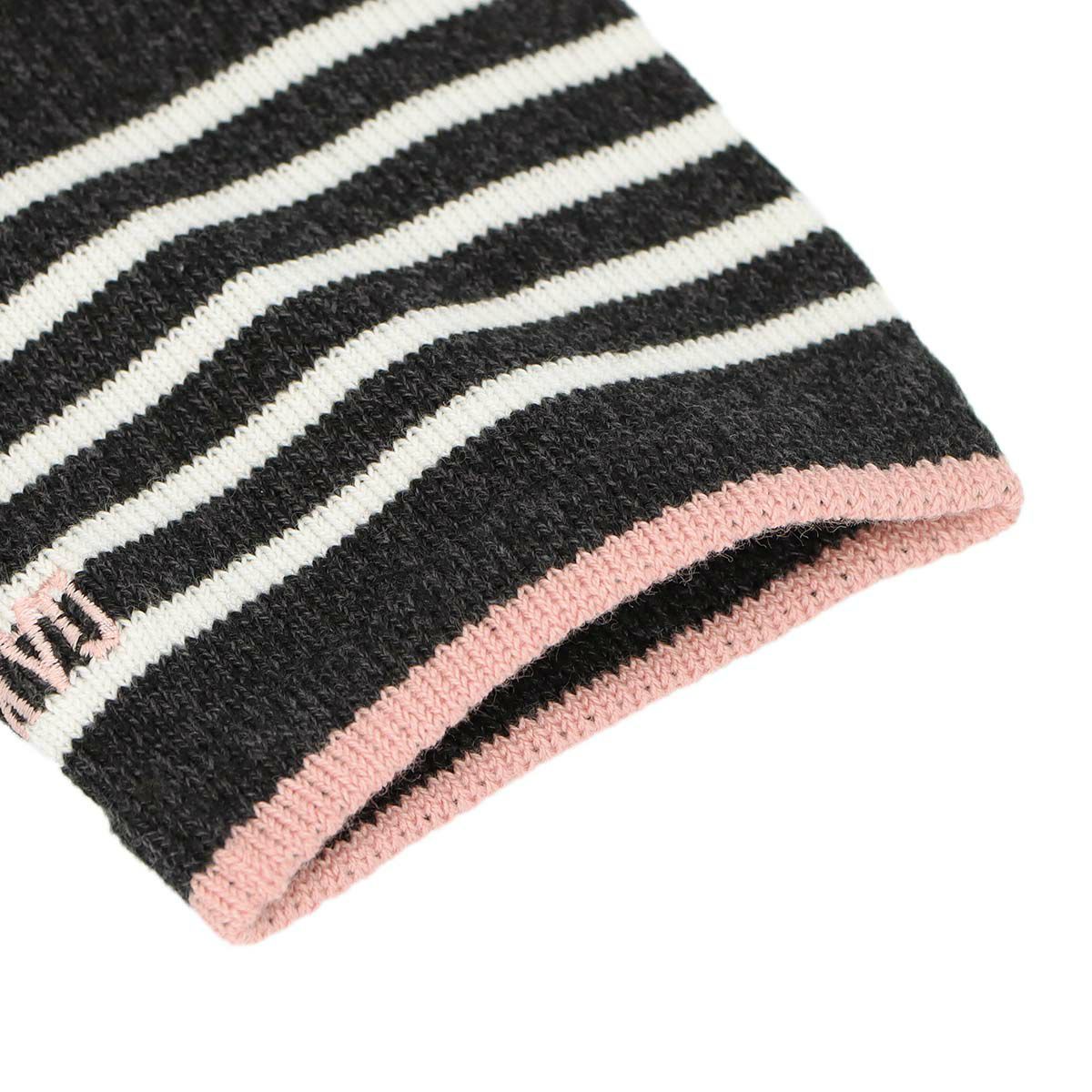 DAKSダックス日本製ボーダー5本指DAKS刺繍抗菌防臭加工レディース靴下女性プレゼントギフト03367075