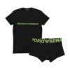 EMPORIOARMANIエンポリオアルマーニ上下セットTシャツ＆ボクサーパンツストレッチコットンSTRECHCOTTONUNDERWEARSETEUサイズ男性メンズプレゼント無料ラッピングギフト54075164公式ショップ正規ライセンス商品