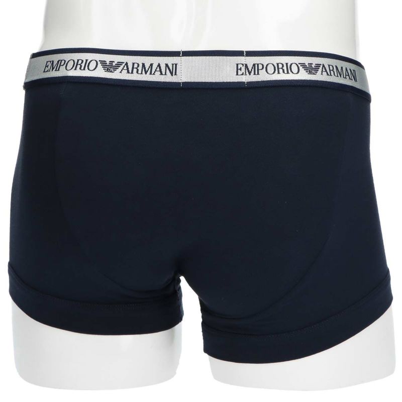 【2枚セット】EMPORIO ARMANI エンポリオ アルマーニ STRETCH COTTON TRUNK ストレッチコットン ボクサーパンツ  前閉じ EUサイズ メンズ 54075980