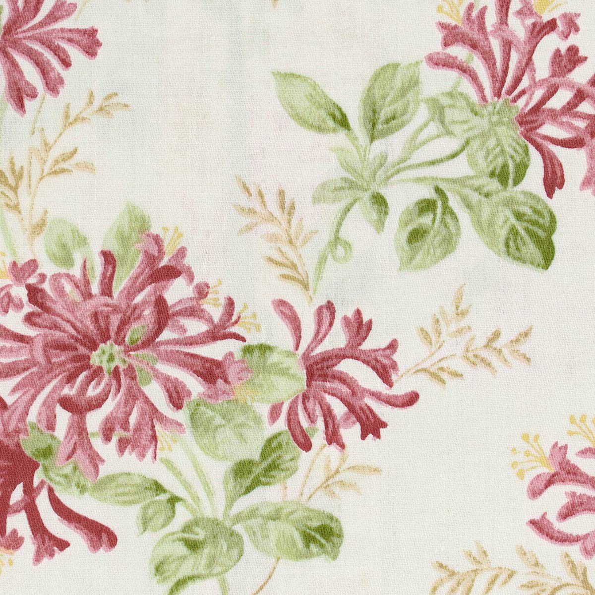 LAURAASHLEYローラアシュレイ形態安定加工ハニーサックルトレイル柄綿100%40サテン後結び割烹着かっぽう着カッポースモックエプロンレディース70283003