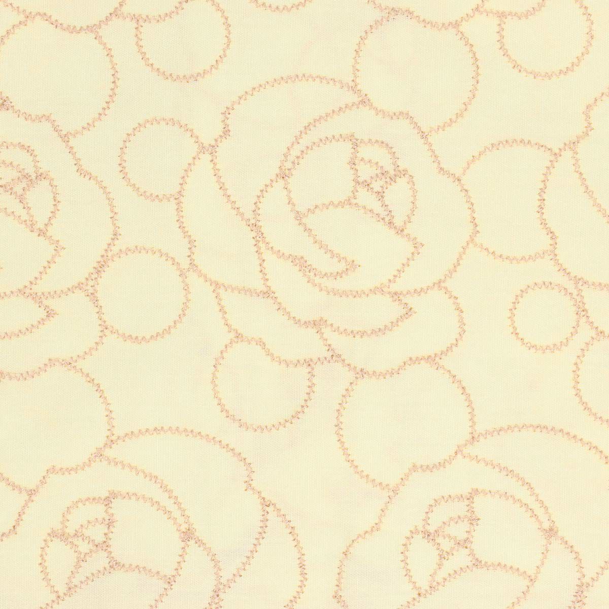 LANVINCOLLECTIONランバンコレクションエクセロンローズ柄綿100％刺繍生地後結びロングエプロンレディース70043017