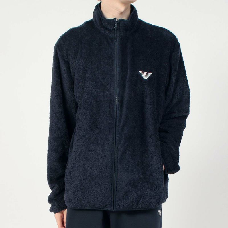 EMPORIO ARMANI エンポリオ アルマーニ FUZZY FLEECE HOODIE ファジー