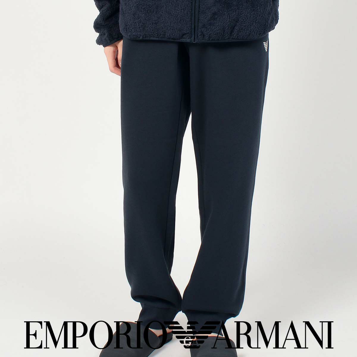 EMPORIOARMANIエンポリオアルマーニFUZZYFLEECEHOODIEファジーフリーススウェットパンツボトムスラウンジウェアEUサイズ男性メンズプレゼント無料ラッピングギフト54075800公式ショップ正規ライセンス商品