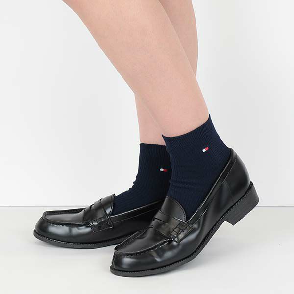 TOMMYHILFIGER｜トミーヒルフィガースクールソックスワンポイント刺繍ショート丈レディースソックス靴下03481700公式ショップ正規ライセンス商品母の日ギフトプレゼント2023