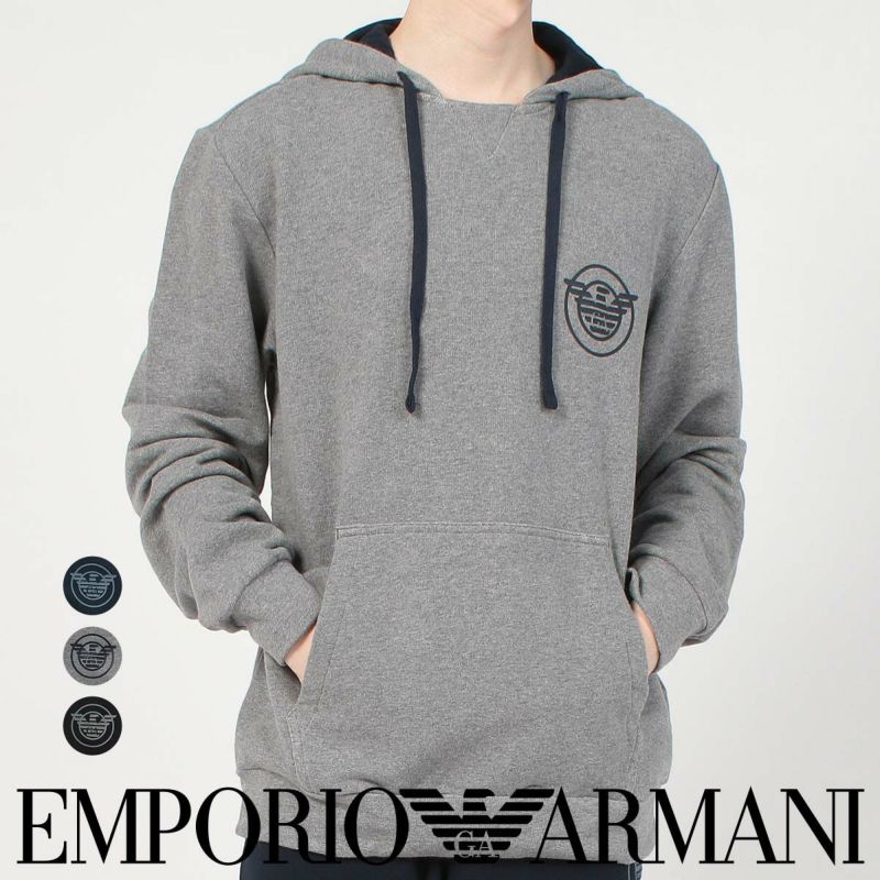 EMPORIOARMANIエンポリオアルマーニCOMFORTSTRETCHTERRYHOODIEコンフォートストレッチテリーフーディーパーカー長袖メンズEUサイズ男性プレゼント無料ラッピングギフト54075733公式ショップ正規ライセンス商品