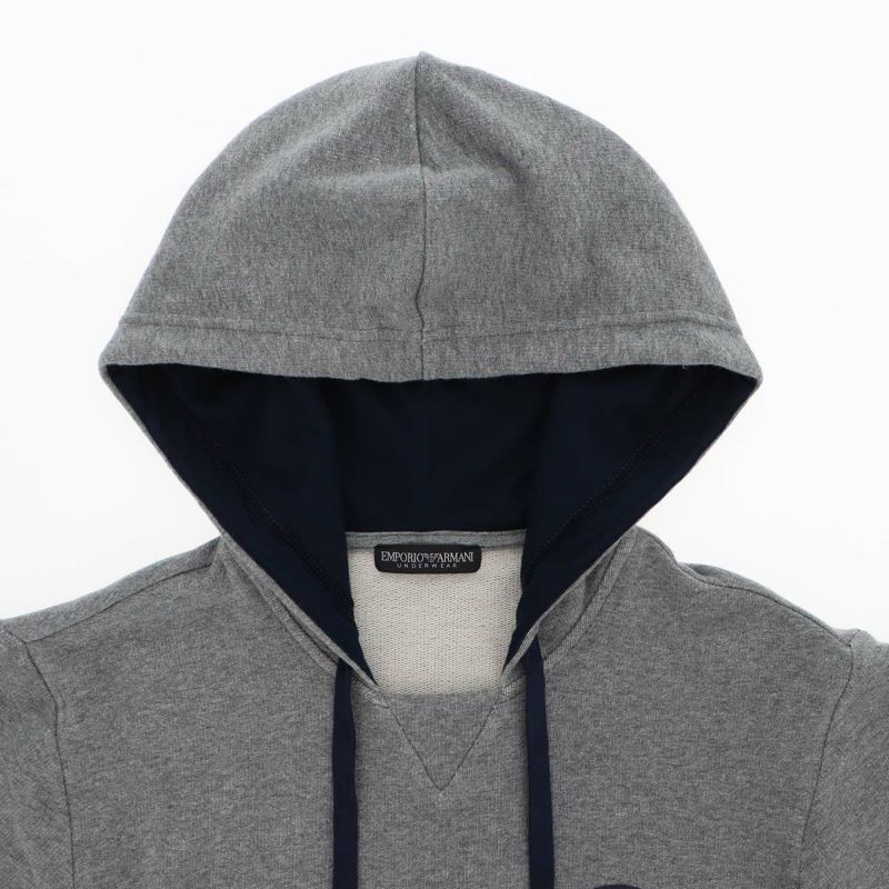 EMPORIOARMANIエンポリオアルマーニCOMFORTSTRETCHTERRYHOODIEコンフォートストレッチテリーフーディーパーカー長袖メンズEUサイズ男性プレゼント無料ラッピングギフト54075733公式ショップ正規ライセンス商品