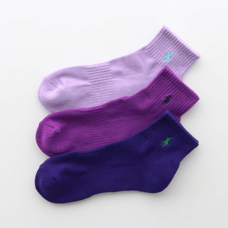 3足組】《カラー豊富》 POLO RALPH LAUREN 足底パイル アーチ