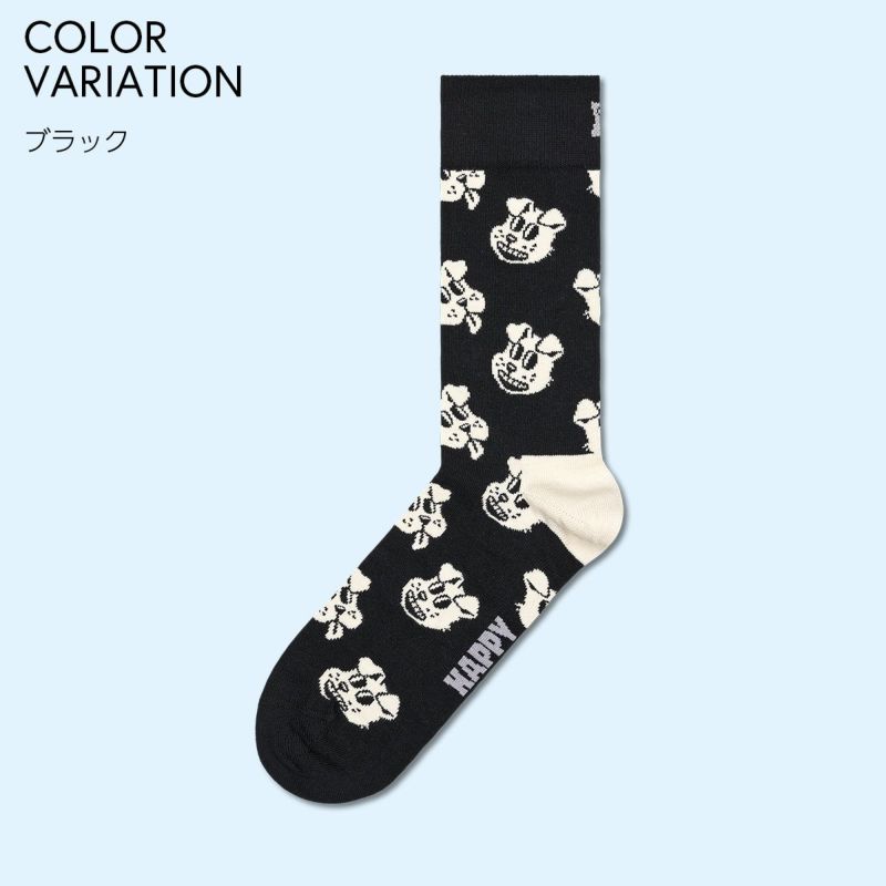 HappySocksハッピーソックスDoggo（ドッゴ）クルー丈ソックス靴下紳士メンズ＆レディース男性メンズプレゼント無料ラッピング贈答ギフト10231004