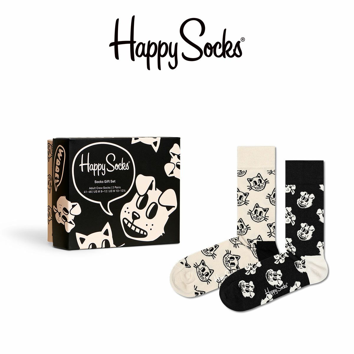 Happy Socks ハッピーソックス Pets Socks (ペッツ ソックス) GIFT BOX ...