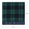 EMPORIOARMANI（エンポリオアルマーニ）ロゴボーダー綿100％タオルハンカチ（ハンドタオル）男性メンズクリスマスプレゼント贈答ギフト02340019公式ショップ正規ライセンス商品