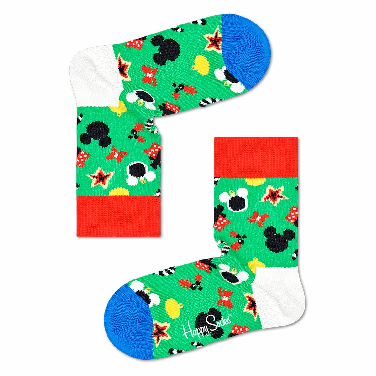 HappySocksハッピーソックスHappySocksDISNEYHOLIDAYGIFTSET4足組ギフトセットクルー丈ソックス靴下KIDSジュニアキッズ子供綿混靴下プレゼント贈答ギフト12247006