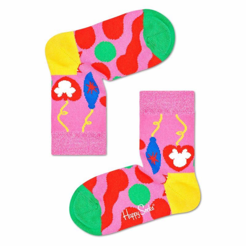 HappySocksハッピーソックスHappySocksDISNEYHOLIDAYGIFTSET4足組ギフトセットクルー丈ソックス靴下KIDSジュニアキッズ子供綿混靴下プレゼント贈答ギフト12247006
