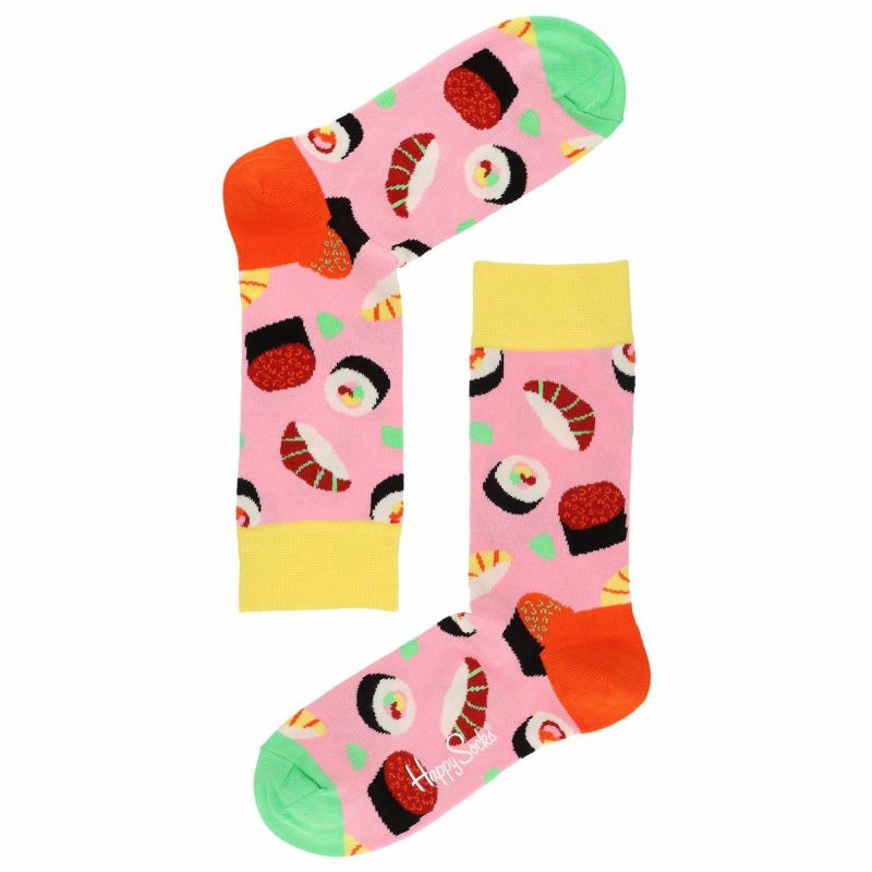 HappySocksハッピーソックスSUSHI（スシ）クルー丈ソックス靴下ユニセックスメンズ＆レディスプレゼント無料ラッピングギフト11233133