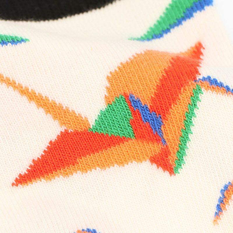 HappySocksハッピーソックスORIGAMI（オリガミ）クルー丈ソックス靴下ユニセックスメンズ＆レディスプレゼント無料ラッピングギフト10233135