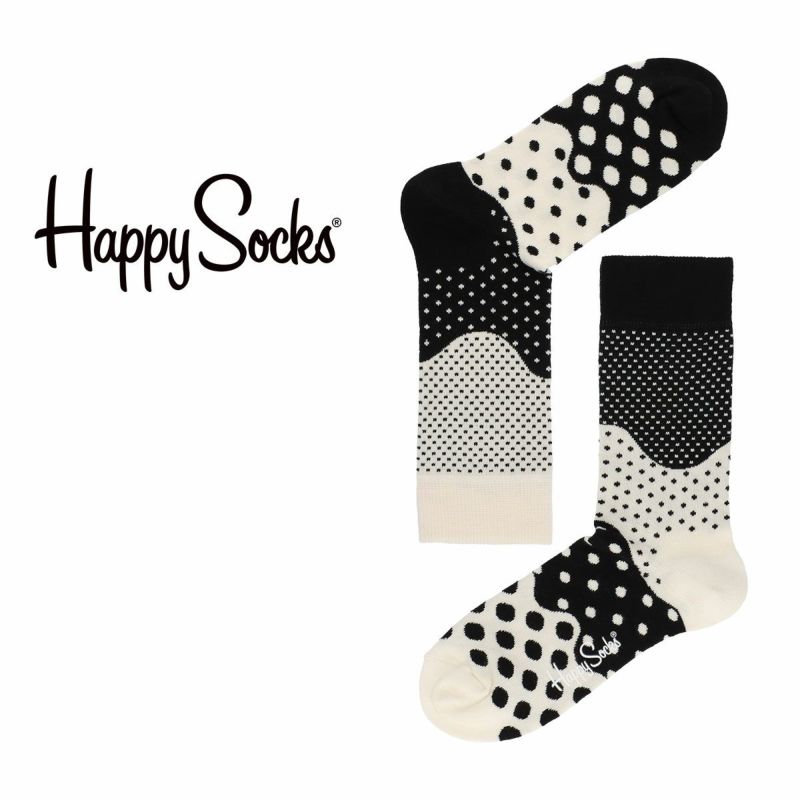 Happy Socks ハッピーソックス DIVIDED DOTS（ディバイディド ドット） クルー丈 ソックス 靴下 ユニセックス メンズ ＆  レディース プレゼント 無料ラッピング ギフト 10233137 | ソックス・アンダーウェア・ホームウェア通販のナイガイ公式オンラインショップ