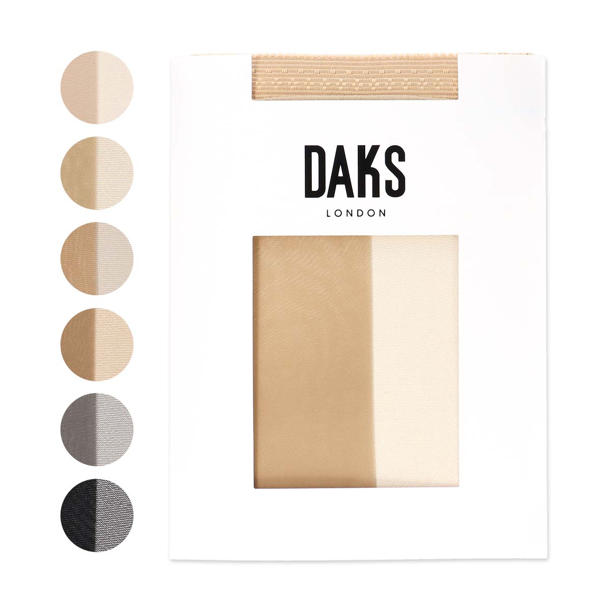 DAKS（ダックス）日本製丈夫なＤＣＹサポートセパレートストッキングガーターゴム付つま先補強レディースパンティストッキングパンスト女性婦人プレゼントギフト01535011