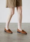 NAIGAISTYLEナイガイスタイル日本製ストライプクルーレディースソックス靴下女性婦人プレゼントギフト03098023