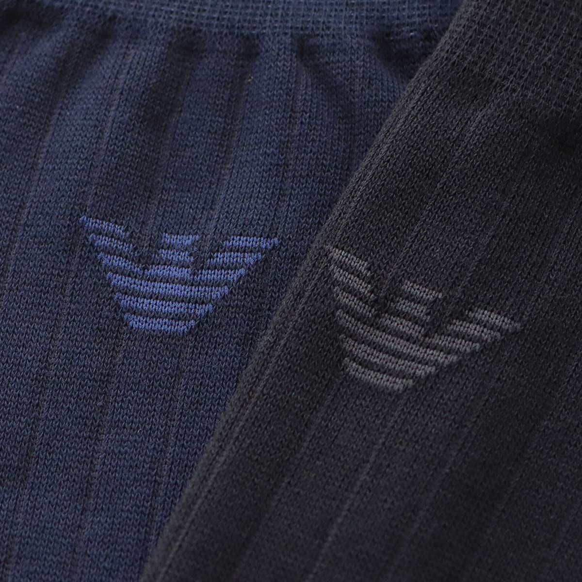 【2足組】EMPORIOARMANIエンポリオアルマーニビジネスワンポイントクルー丈靴下男性メンズプレゼントギフト92342706公式ショップ正規ライセンス商品父の日ギフトプレゼント2023