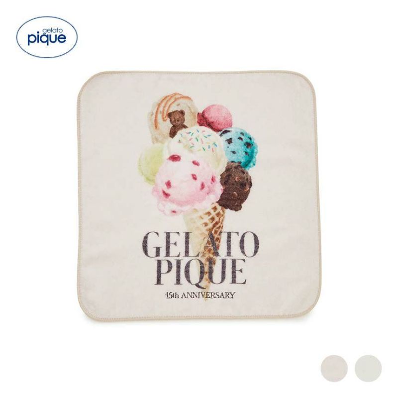 gelato pique ジェラートピケ 15th Anniversary ハンドタオル 90320192 | 靴下 ソックス  通販のナイガイ公式オンラインショップ