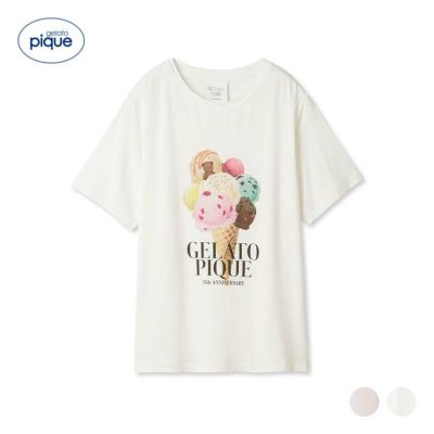 gelato pique ジェラートピケ 15th Anniversary ワンポイントTシャツ 