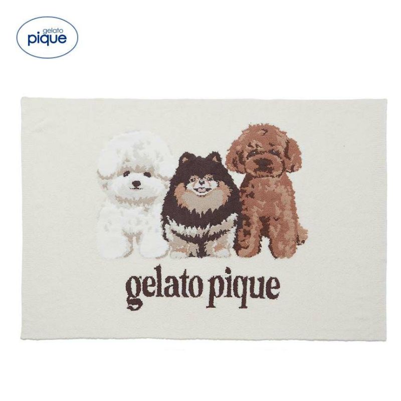 gelato pique ジェラートピケ パウダーDOG３柄JQDブランケット 90320198 | 靴下 ソックス  通販のナイガイ公式オンラインショップ