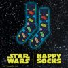 HappySocksハッピーソックス【Limited】HappySocks×StarWars(スターウォーズ)ロゴクルー丈ソックス靴下ユニセックスメンズ＆レディースプレゼント無料ラッピングギフト14231009