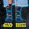 HappySocksハッピーソックス【Limited】HappySocks×StarWars(スターウォーズ)ロゴクルー丈ソックス靴下ユニセックスメンズ＆レディースプレゼント無料ラッピングギフト14231009