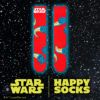 HappySocksハッピーソックス【Limited】HappySocks×StarWars(スターウォーズ)MillenniumFalconミレニアム・ファルコンクルー丈ソックス靴下紳士メンズ＆レディース男性メンズプレゼント無料ラッピング贈答ギフト14231013