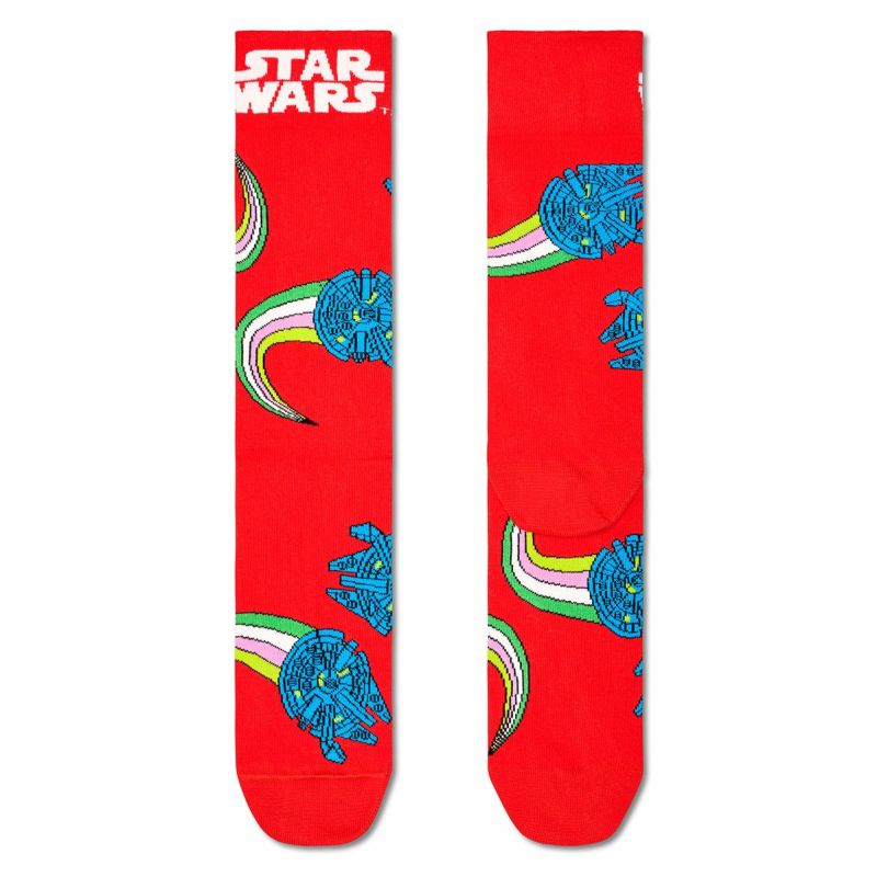 HappySocksハッピーソックス【Limited】HappySocks×StarWars(スターウォーズ)MillenniumFalconミレニアム・ファルコンクルー丈ソックス靴下紳士メンズ＆レディース男性メンズプレゼント無料ラッピング贈答ギフト14231013