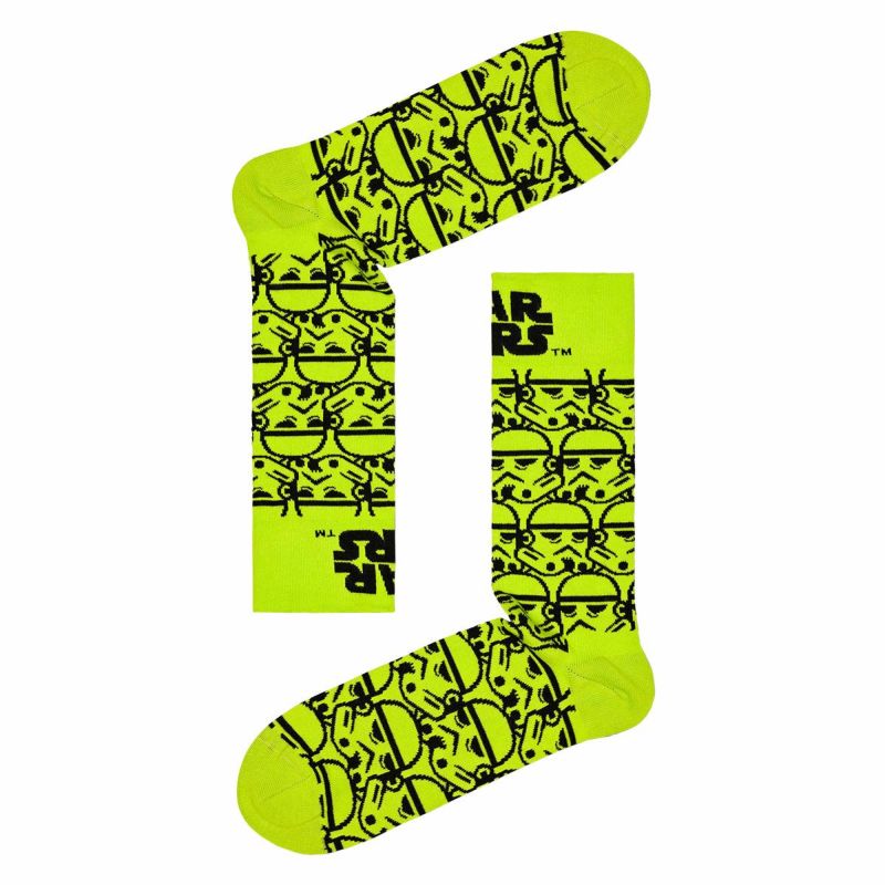 HappySocksハッピーソックス【Limited】HappySocks×StarWars(スターウォーズ)StormTrooPerSockストームトルーパークルー丈ソックス靴下ユニセックスメンズ＆レディースプレゼント無料ラッピングギフト14231015