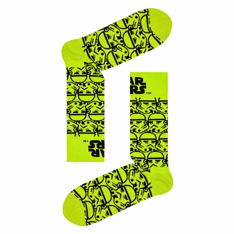 HappySocksハッピーソックス【Limited】HappySocks×StarWars(スターウォーズ)StormTrooPerSockストームトルーパークルー丈ソックス靴下ユニセックスメンズ＆レディースプレゼント無料ラッピングギフト14231015