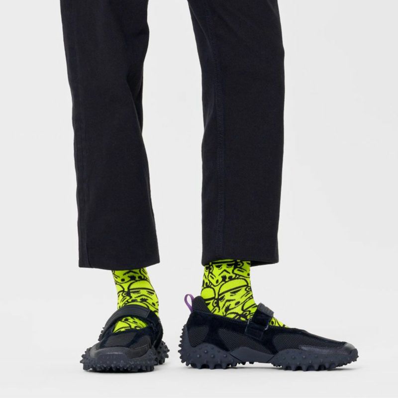HappySocksハッピーソックス【Limited】HappySocks×StarWars(スターウォーズ)StormTrooPerSockストームトルーパークルー丈ソックス靴下ユニセックスメンズ＆レディースプレゼント無料ラッピングギフト14231015
