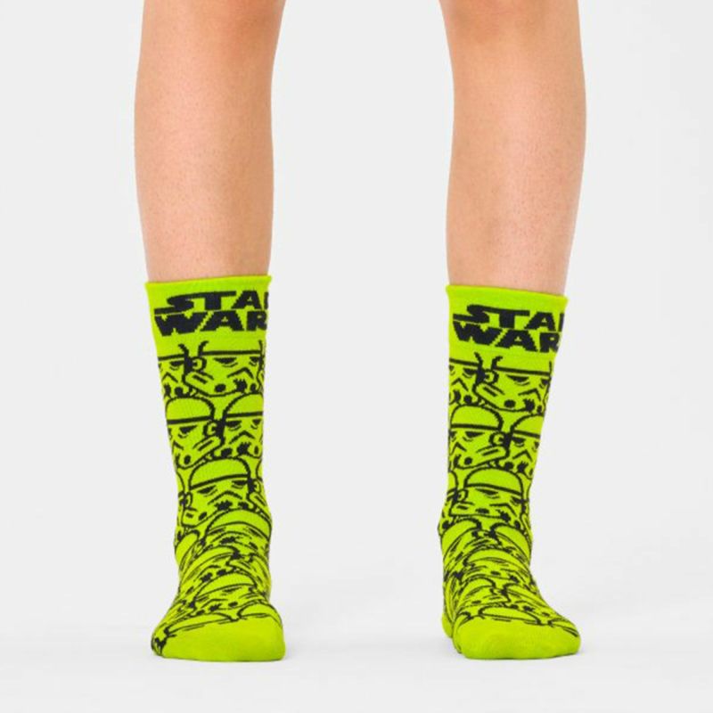 HappySocksハッピーソックス【Limited】HappySocks×StarWars(スターウォーズ)StormTrooPerSockストームトルーパークルー丈ソックス靴下ユニセックスメンズ＆レディースプレゼント無料ラッピングギフト14231015