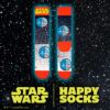 HappySocksハッピーソックス【Limited】HappySocks×StarWars(スターウォーズ)DeathStarSockデス・スタークルー丈ソックス靴下ユニセックスメンズ＆レディースプレゼント無料ラッピングギフト14231016