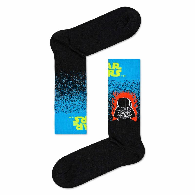 Happy Socks ハッピーソックス 【Limited】 Happy Socks×Star Wars (スターウォーズ) 6-Pack Gift  Set GIFT BOX 6足セット クルー丈 ソックス 靴下 ユニセックス メンズ ＆ レディース プレゼント 無料ラッピング ギフト