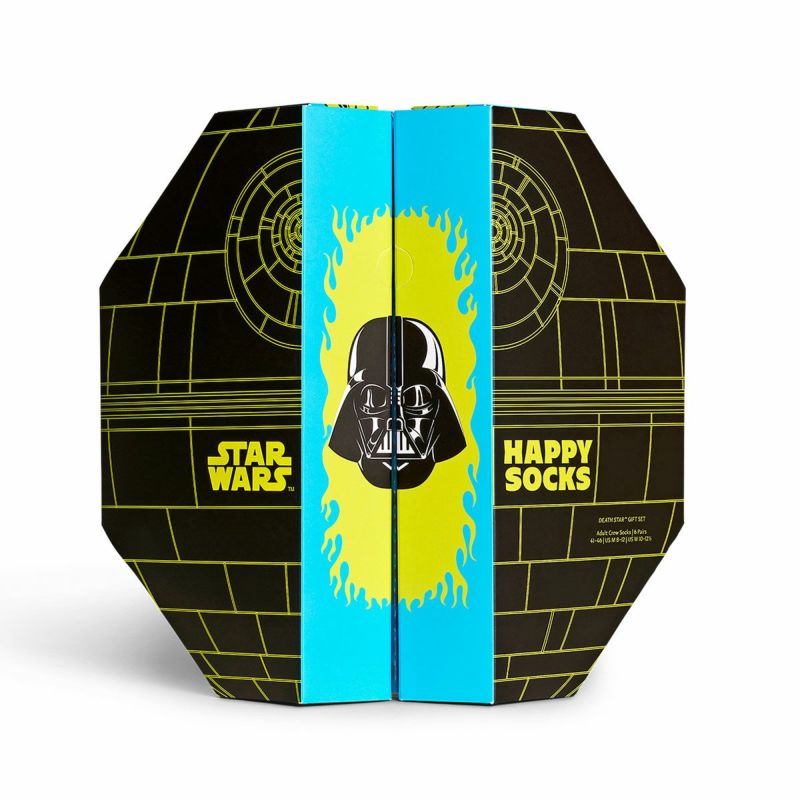 HappySocksハッピーソックス【Limited】HappySocks×StarWars(スターウォーズ)6-PackGiftSetGIFTBOX6足セットギフトセット子供クルー丈ソックス靴下KIDSジュニアキッズ14232017